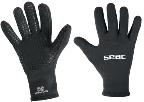 Seac Prime, 2 mm Neopren-Tauchhandschuhe, nylongefüttert, rutschfeste Handfläche