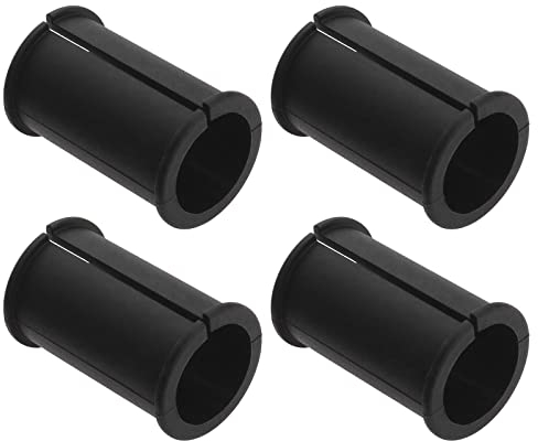 Create idea 4 Stück Mikrofon-Stoßdämpfer-Gummihülse Ersatz Mikrofonständer Gummidichtung Zubehör für Innenbereich Aufnahmestudio Schwarz