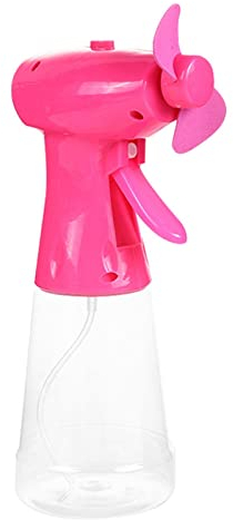Moxeupon Ventilateur à brumisateur Manuel | Ventilateur Personnel Cool Mist | Ventilateur à Piles avec Spray d'eau, Ventilateur de Table ou Ventilateur Manuel pour l'intérieur et l'extérieur