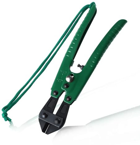 LEONTOOL 8 Bolt Cutter, High Strength, Carbon Steel, Black, Heavy Duty, Ideal for Lock, Chain, Wire, Rivet, Padlock, Fencing