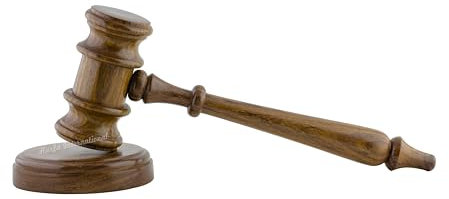Hurfa International Inc - Juego de mazo y bloque – Martillo de madera hecho a mano y bloque de sonido para juez, abogado, venta de subastas, estudiantes, regalo