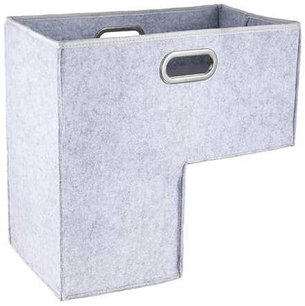Cestello per scale – Organizzatore per scale – Cesti per scale | Cesto portaoggetti pieghevole per scale organizer per scale in feltro