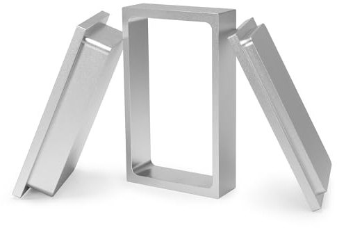 Pre-Press Mold 6061 Aluminum Mould(Ship from USA Warehouse) (Silver, 3x5inch)