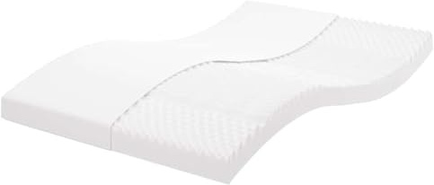 vidaXL Materasso in Schiuma Bianco 140x220 cm 7 Zone Durezza 20 ILD, Materasso, Materasso Morbido, Materasso in Polipropilene, Materasso Doppio