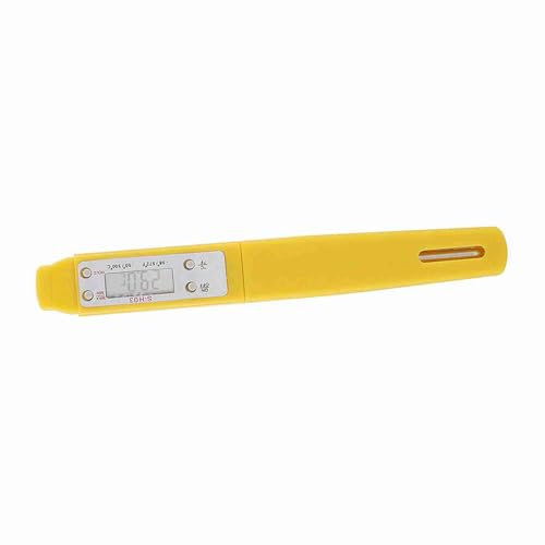 Meat Thermometer, Meat Thermometer Digital ± 1°C Food Thermometer with Multifunctional Design for Cooking (Yellow)