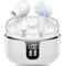Motost Cuffie Bluetooth, 2025 Auricolari Bluetooth 5.3 Stereo HiFi con 4 ENC Mic, Cuffie Wireless In Ear 40H Cuffiette Bluetooth Sport LED USB-C Touch Control Grigio