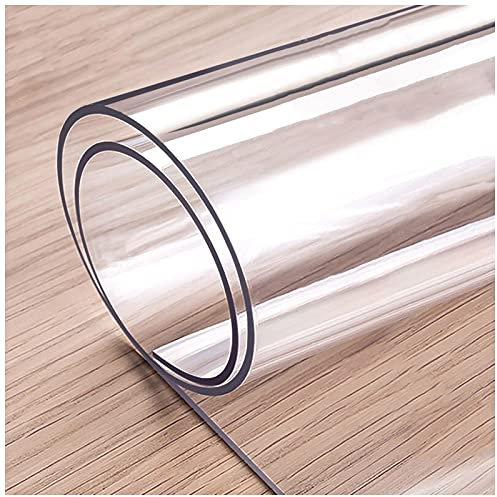 Tappetino protettivo trasparente da 1 mm, dimensioni personalizzate, pellicola trasparente per sedia da ufficio, copertura per tavolo per parquet, piastrelle, sughero, laminato, legno duro, 70 x 120