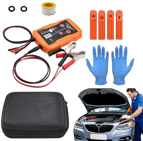 manhegari Einspritzdüsen-Tester – Reinigungswerkzeug für Einspritzdüsen in Kraftstoff | Diagnose- und Wartungs-Set mit Drucktest-, Reinigungs- und Reparaturfunktionen für Systeme