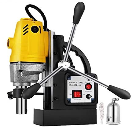 MD40 40mm perceuse magnétique 1100W hauteur réglable banc électrique foreuse Machine for ingénierie Structure en acier