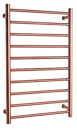 DFEDHF Radiator Central Heating Ladder,Towel Rail Radiator,Towel Rail Radiator Central Heating Ladder Rad Bathroom Flat Panel HeatedTowel Rail Ladder Radiator Central, Rose Gold-Plug in