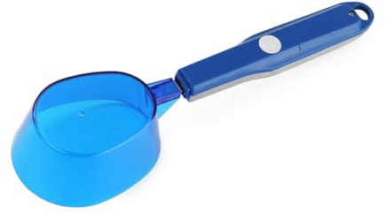 TOYANDONA Digital Electronic Spoon Scale Blue Cooking Baking Kitchen Weight Scale with Multi-Unit Measurement for Precise Food Weighing and Lab Use