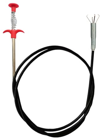 Furet Deboucheur Canalisation, Deboucheur wc Déboucheur canalisation Furet Plomberie Deboucheur evier Sonde, Pinces à Griffes Flexibles, Pour Cuisine Salle De Bain Égouts Wc, 300 cm