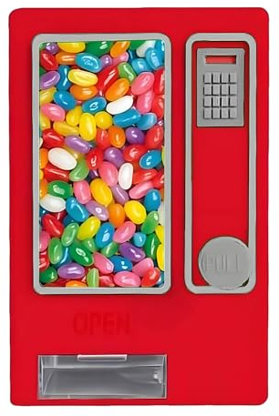 Generico Distributore di Caramelle, Simpatico distributore Automatico da Tavolo, distributore Manuale di Caramelle, eroga Mini Caramelle, Caramelle pratiche e veloci, Regalo di Compleanno