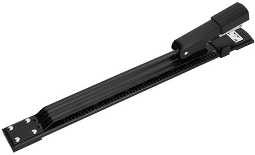 Cocoarm Agrafeuse en Acier à Bras Long, Conception Conviviale, Reliure à Bras Super Long, en Acier, Performances Durables, Positionnement de l'échelle Réglable, pour Fournitures de Bureau et