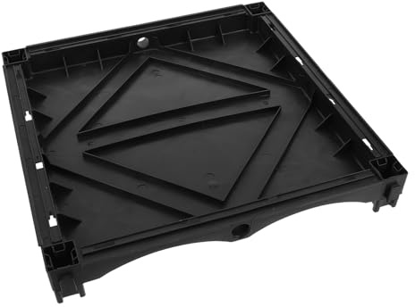 GALPADA Vassoio Sottovaso Quadrato in Plastica Robusta 40x40 Cm per Raccolta Acqua, Base Antigoccia per Fioriere da Interno ed Esterno, Supporto Drenante per Vasi Ortaggi e Piante