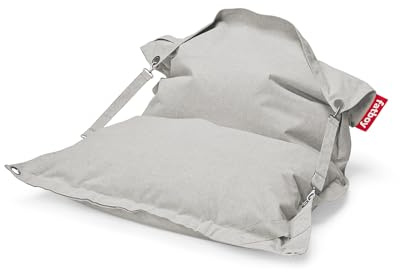 Fatboy Buggle-up Outdoor Pouf XXL - Fauteuil Jardin Modulable 1 ou 2 Places - Pouf Geant Exterieur Facile à Nettoyer - Fauteuil de Lecture en Olefin - Bean Bag - 185 x 137 cm - Mist