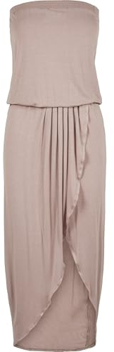 Urban Classics Dam viskos bandeau-klänning, Dukros, L