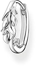 Thomas Sabo Einzel Creole Blätter mit Steinen 925 Sterling Silber CR681