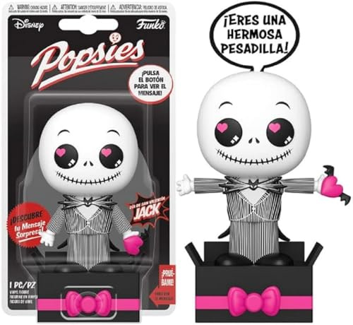 Funko Popsies: Disney The Nightmare Before Christmas - Jack Skellington - Valentinstag - (Spanish) - Vinyl-Sammelfigur - Geschenkidee - Offizielle Handelswaren - Spielzeug Für Kinder und Erwachsene