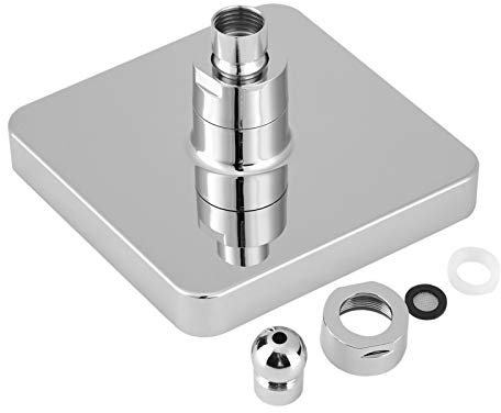 de Color LED de Cascada de Ducha Rociadora para Baño Azul Verde Rojo Intermitente Rojo 6 Pulgadas Lluvia Cuadrada