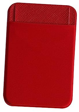 POPETPOP 2pezzi Portacarte Adesivo Per Smartphone Pu Posteriore Per Telefono Wallet Compatibile Facile Applicare e Riutilizzabile