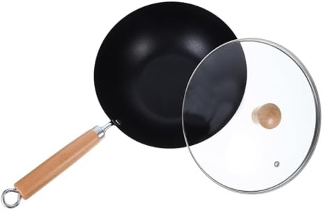 Ciieeo Mini Wok Non Rivestito Con Padella Profonda Per Induzione Utensile Versatile Per Friggere e