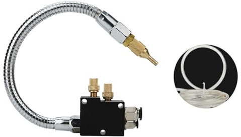 Fresadora de torno de lubricación de refrigerante, herramienta de grabado para tuberías de aire, fresado de torno