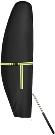 F Fityle Housse de Parasol de Jardin imperméable et Pratique, Fermeture éclair, Multifonction, avec Poteau, Hauteur 210 Cm