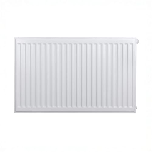 Belrad Radiador tipo 22 | Radiador universal plano con 6 conexiones, moderno, compacto y de bajo consumo, apto para montaje en pared, ideal para salón, baño y aseo de invitados, radiador plano, color