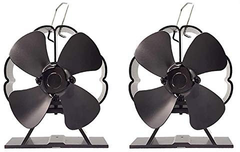 Ventilatore Per Camino Con 4 Pale Di Calore Per Stufa, Termoventilatore, Ventilatore Silenzioso A Legna, Ventilatore Senza Correnti D'aria, Per Stufe A Legna Caminetti
