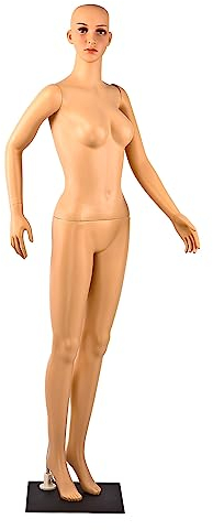 Schaufensterpuppe Schneiderpuppe Puppe weiblich Frau 175 cm mit Standplatte