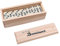 WANGCL D6 Dominoes Komplettset für Kinder und Erwachsene, mit Schiebedeckel