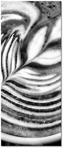 Pixxprint Glasbild Panorama, Wandbild aus Echtglas, Tasse Kaffee, 100x40 cm, inkl. Aufhängung und Abstandshalter