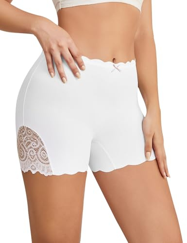 Banamic Calzoncillos tipo bóxer para mujer, sin costuras, suaves, elásticos, para mujer