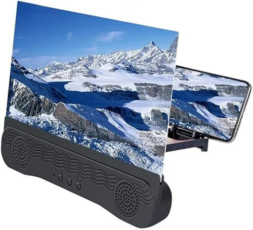 LENTE DI INGRANDIMENTO PER SMARTPHONE DA 12 3D CON DOPPIA CASSA BLUETOOTH FILM
