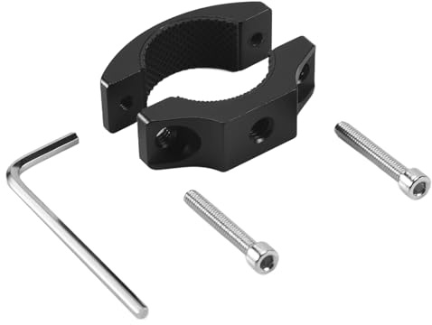 FYOBOT 360 DegréS VéLo Moto Guidon Clip Tuyau Collier de Serrage Convient pour 9/8 pour CaméRa d'action X