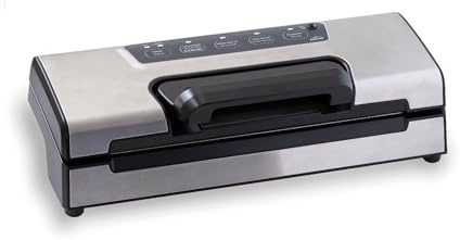 Lacor 69358 - Máquina de Vacío Ingenious, 120 W, 40x17, 5 cm, Incluye | Para un uso práctico y profesional en cocina; perfecto para el día a día en hostelería y en casa, cómodo de usar y de guardar
