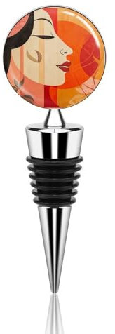 Warm Color Palette Bottle Stopper Beverage Bottle Sealer Reusable Wine Stopper Personalised Champagne Stopper Unique Wine Bottle Corks Keep Fresh Suitable for Standard