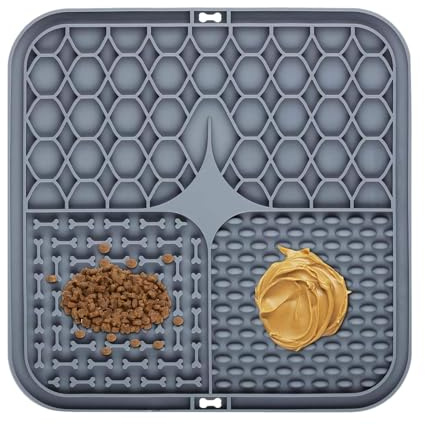 Alfombra para lamer para perros, alfombra para lamer para perros - Alfombra de lamer de silicona para alimentación lenta | Juguetes de dulces para perros con ventosa, juguetes de enriquecimiento