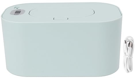 Baby-Feuchttücher-Heizung, Thermostat, Baby-Feuchttücher-Wärmer und Baby-Feuchttücher-Spender, Windeltuchwärmer mit einstellbarer Temperatur für den Heimgebrauch im Auto (Grün)