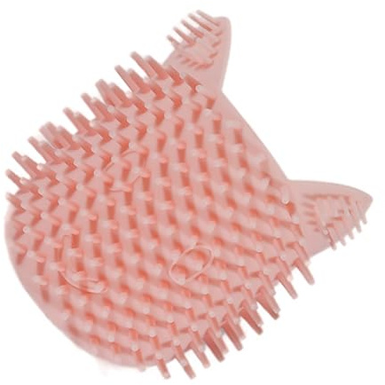CORHAD Katzen Massagebürste aus Langlebigem und Nylon Selbstpflegend Krallenpflegend und Lose Haare Entfernend Geeignet für Katzen zur Entspannung und Fellpflege Kleines Rosa Modell