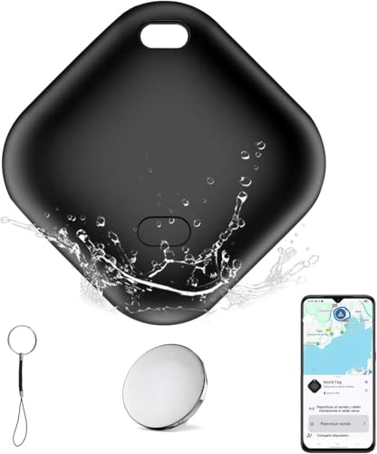 KKSTOTO Smart Traceur GPS Android, Localisateurs d'objets, Tag Android, Fonctionne avec l’app Google Localiser (Uniquement Android), ImperméAble, pour Les Clés/Portefeuilles/Valises/Bagages/Enfant