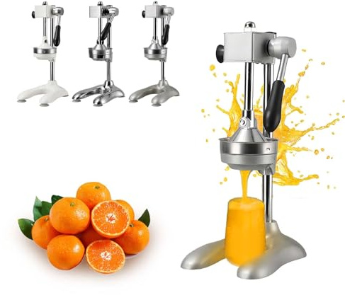 Spremiagrumi Manuale per Melograno e Agrumi - Spremiagrumi in acciaio inossidabile robusto, Estrattore di succo di frutta da banco per uso professionale, alta efficienza e facile pulizia