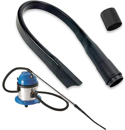 fKiZanthene Bocchetta flessibile per aspirapolvere, 62 cm, accessorio esteso per radiatori, pulizia e spazi stretti in casa o in auto