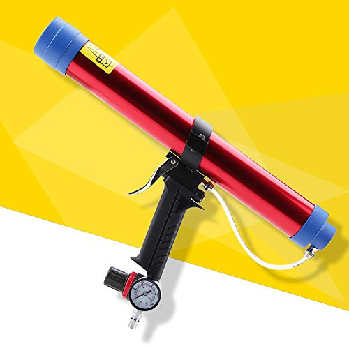 RASTKY Pneumatic Caulking Gun Sturdy Construction for Automotive Components,Fish Tank,Glass Blue 20 Oz Caulk Gun