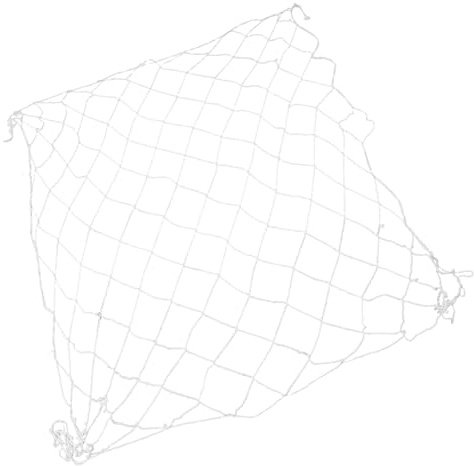 ifundom Filet de Chargement Extensible pour Benne de Camion 2,4x2,6 M Maille 20 Cm en Polyester 4 Brins, Filet de Sécurité Résistant pour Remorque SUV et Fourgonnettes, Protection