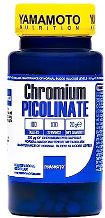 Chromium PICOLINATE integratore alimentare che apporta 200 mcg di Cromo Picolinato 100 compresse