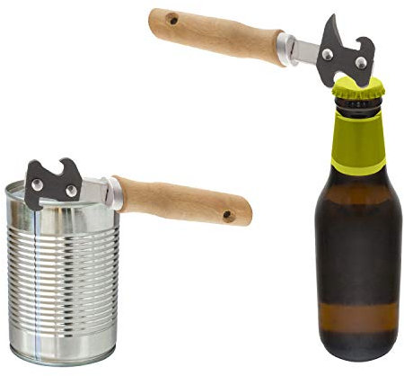 Abrelatas Con Mango Madera 170 mm.