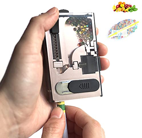 PENNY73 Perle Pusher Briquet Filtre Capsule Boîte Explosion De Cigarette Pop-up Boîte De Remplissage Automatique Crushball Perles Glacées pour Divers Types avec 600 Perles