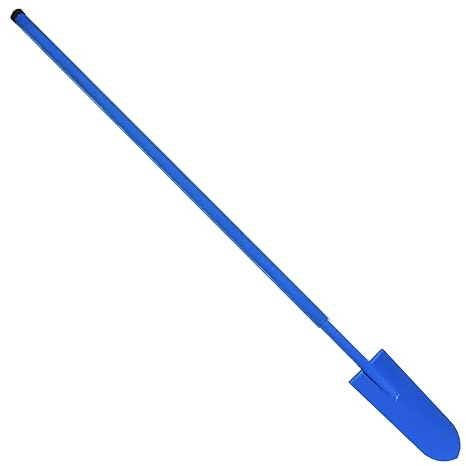 Heavy-Duty All-Steel Sharpshooter Shovel - Weighted Long Handle and Hardened/Heat-Sharpened Chromoly 15 Inch Head